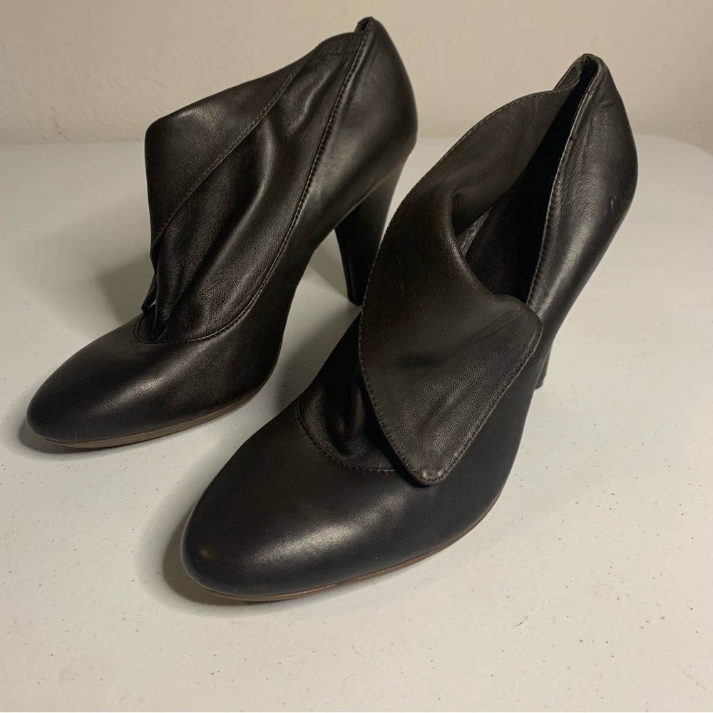 Coach Dark Brown Alexandria Adjustable Booties